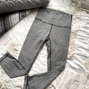 lululemon wunder unders 7/8 *jacquard